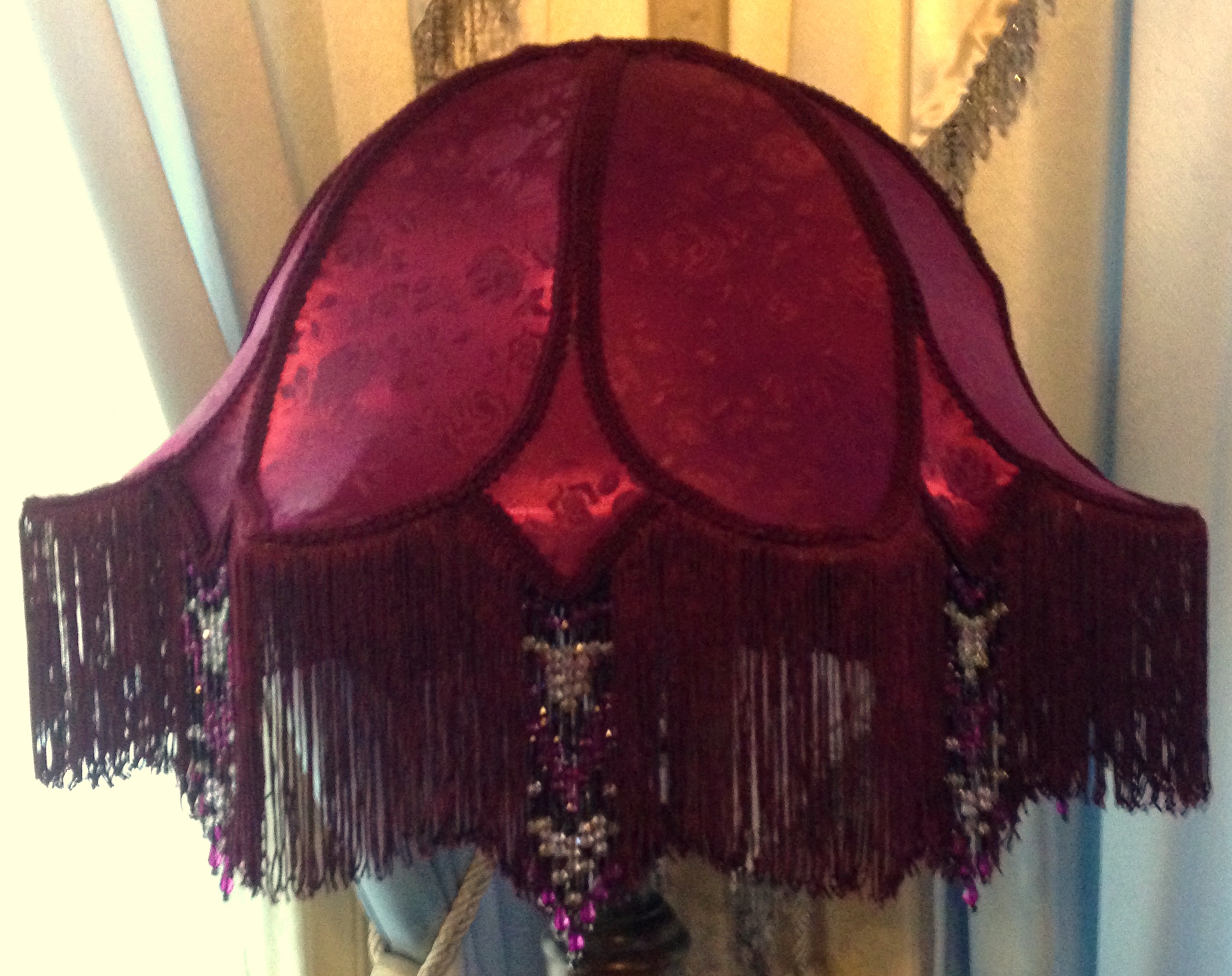 Enchanting Victorian Lampshades Large Vintage Custom Ercup