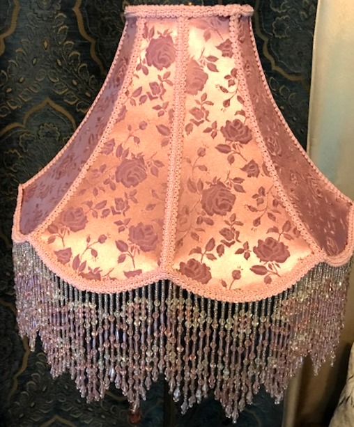 Enchanting Victorian Lampshades Large Vintage Custom Made To Order For Lampshade Restoration Available Floor Lamp Handmade Table Enchanting Victorian Lampshades Large, Pink Victorian Lamp Shade Fringe